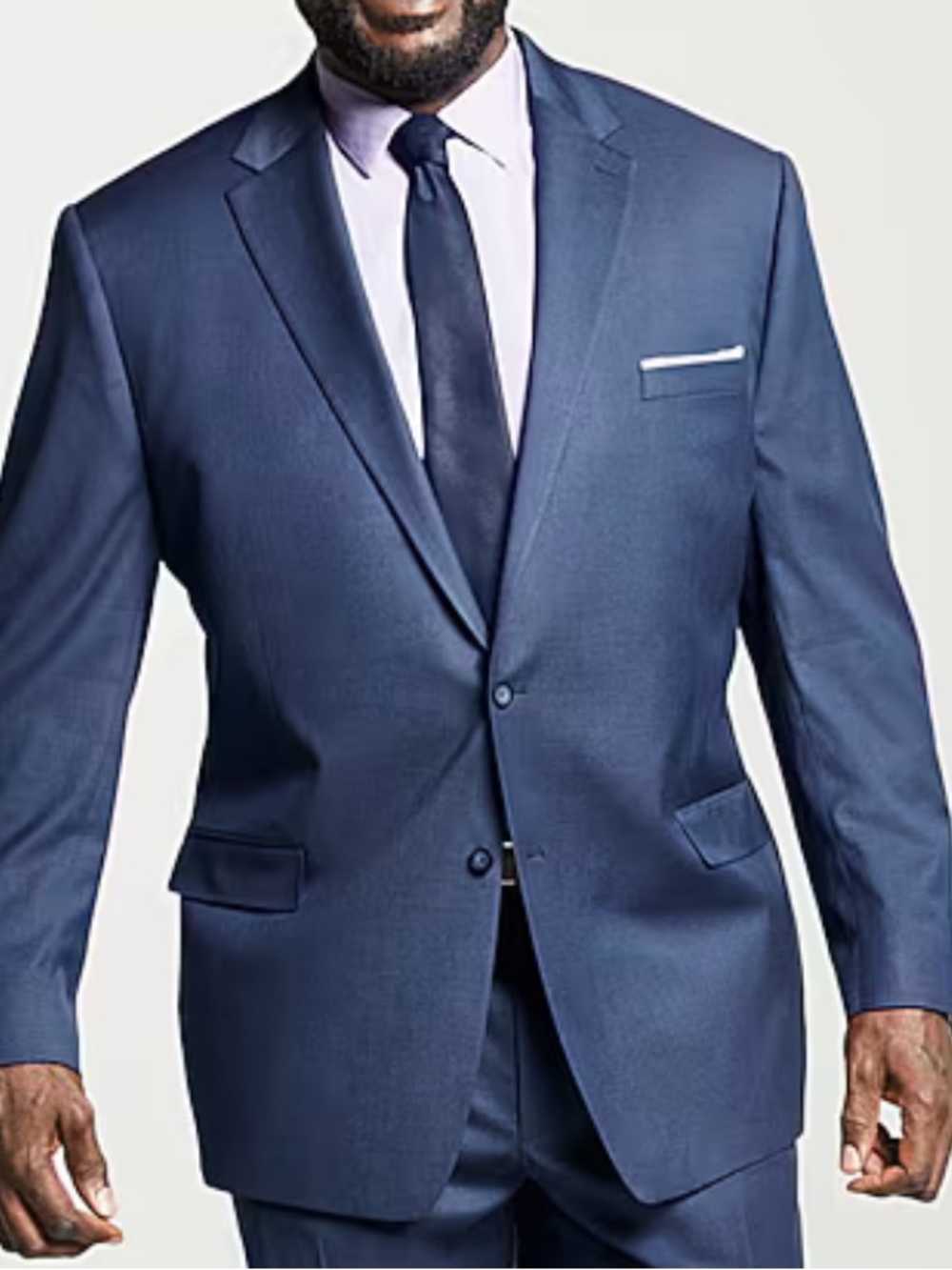 Shaquille O’Neal XLG Blue Suit Jacket Sports Coat Blazer Men's Size 50R